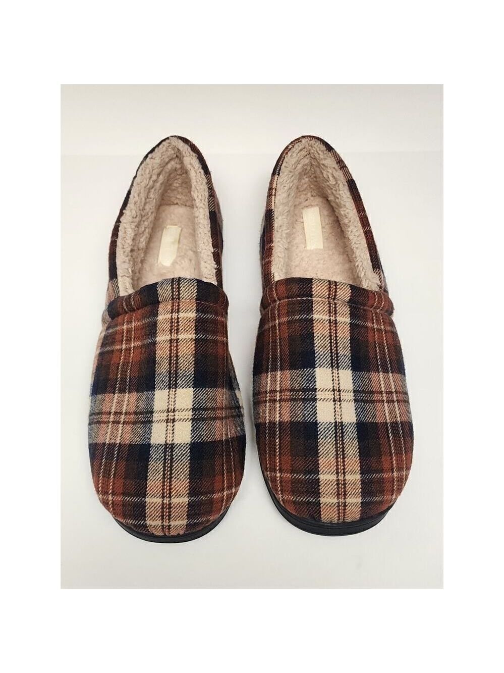 Royal Class MEN'S MEMORY FOAM SLIPPERS GREEN BLACK Size 13
